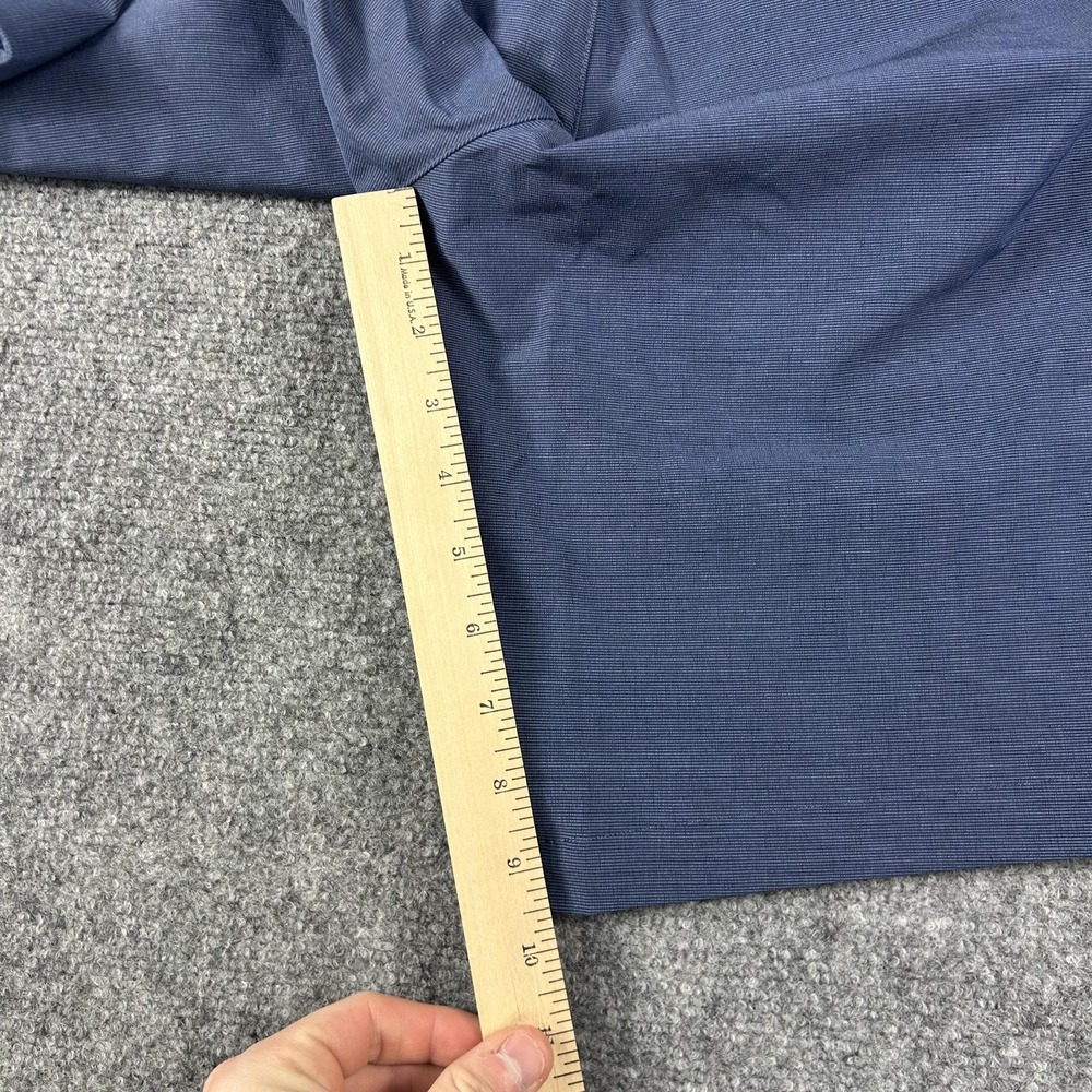Banana Republic Shorts Mens 34 Blue Flat Front Chino Stretch‎ Casual 10 Inseam - Picture 5 of 5